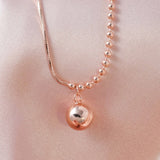 Petite Droplet - 14K Rose Gold Plated 925 Silver Bracelet