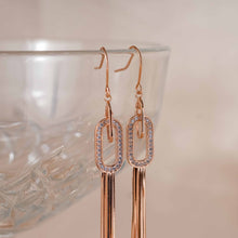  Rosy Promise - 14K Rose Gold Plated 925 Silver Earrings