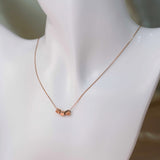 As it is - 14K Rose Gold Plated 925 Silver Necklace