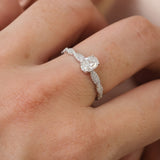 Lumière Vine – D1.00ct 莫桑鑽925純銀戒指